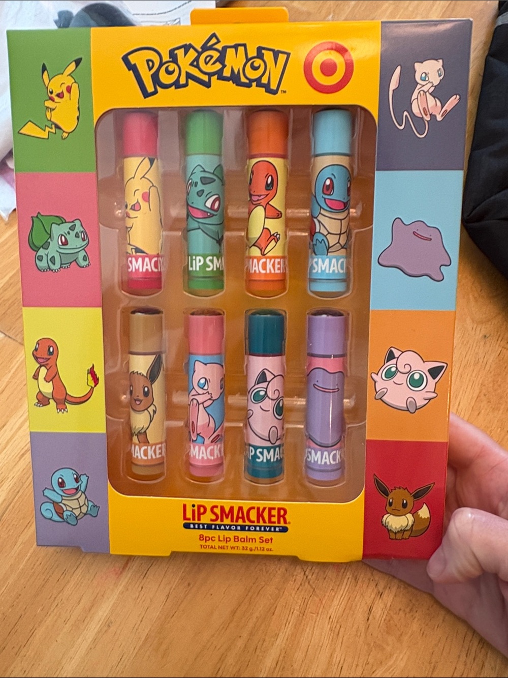 Pokémon x Target Lip Smacker 8pc Lip Balm Set - Colorful Pokémon Characters